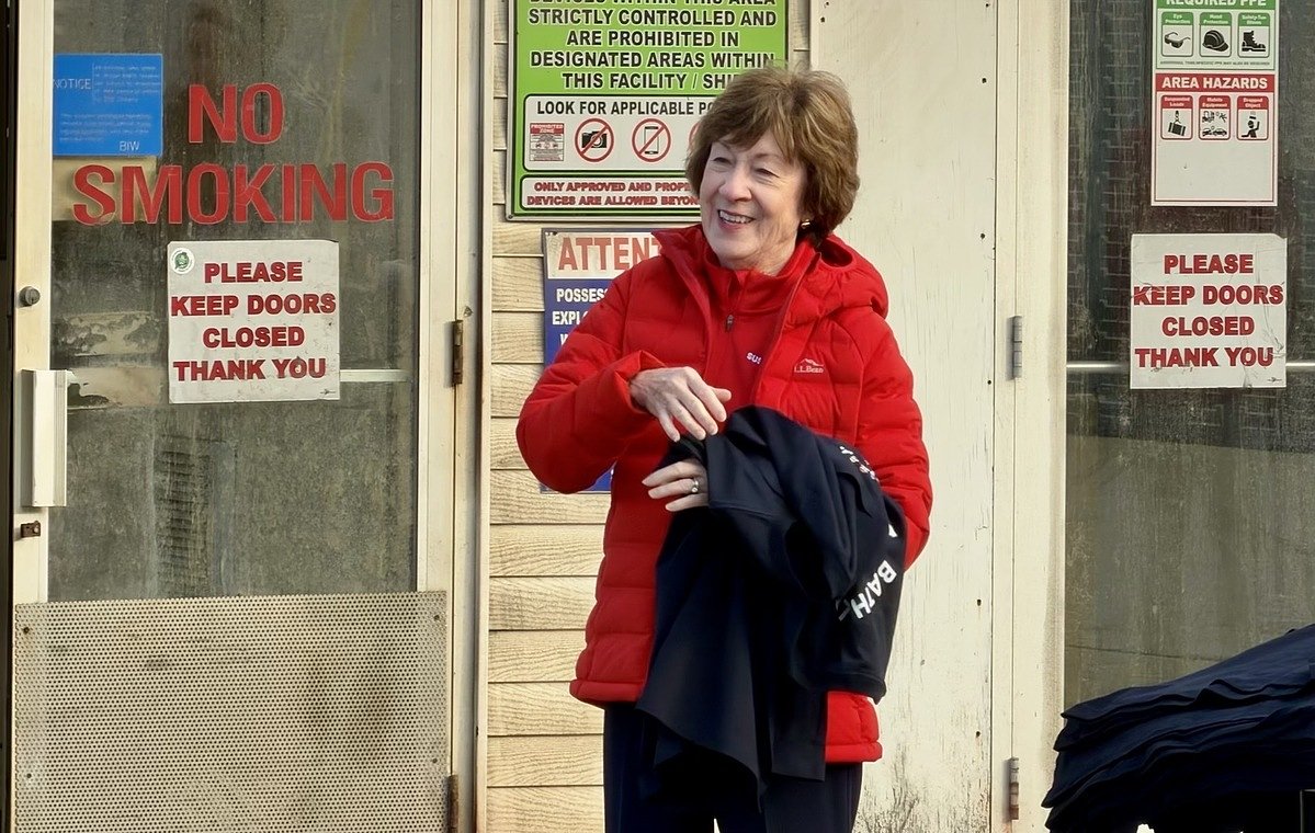 Maine shipbuilders and their union brass split over Susan Collins and Troy Jackson
