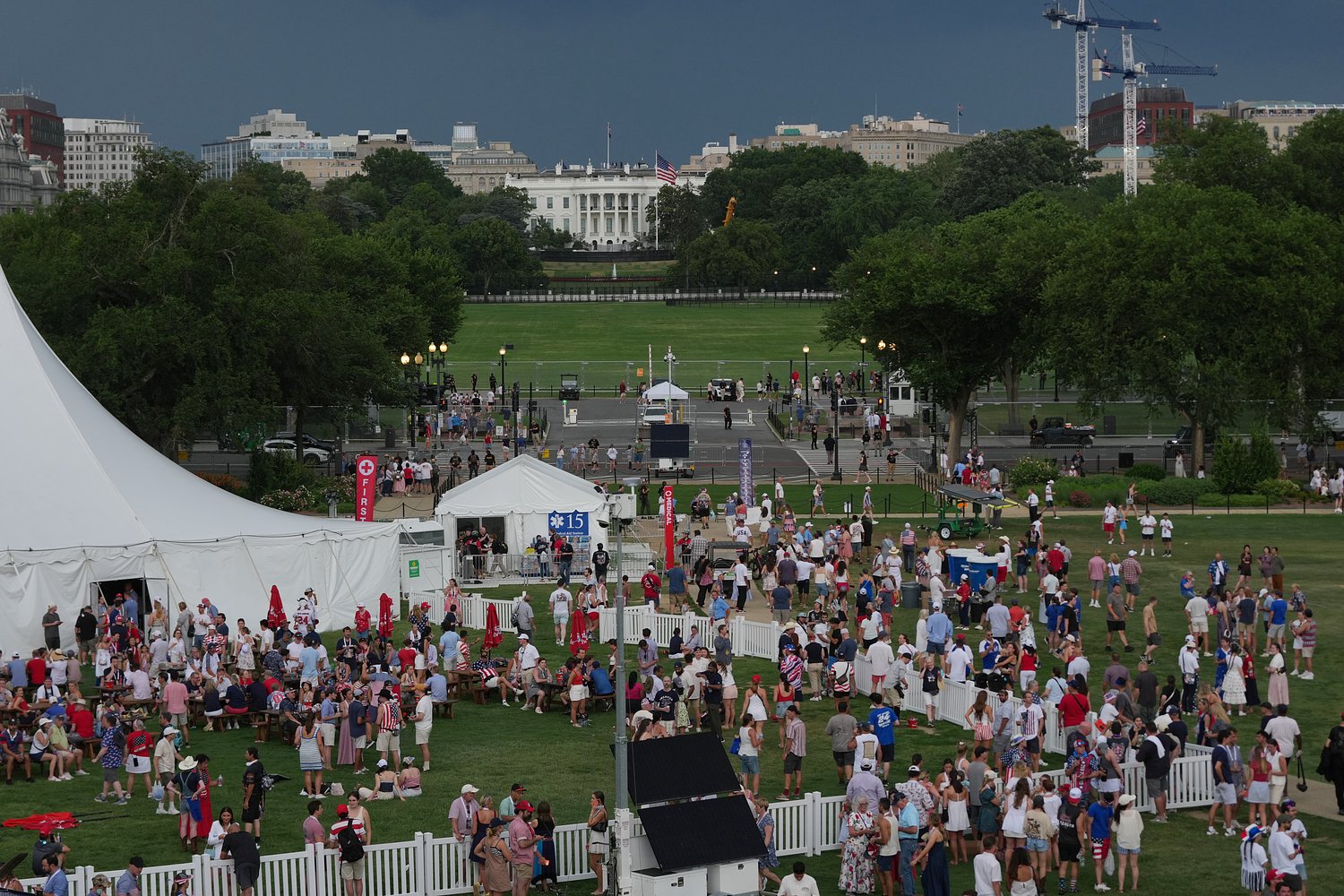 Storms disrupt Trump’s July Fourth rally on the National Mall