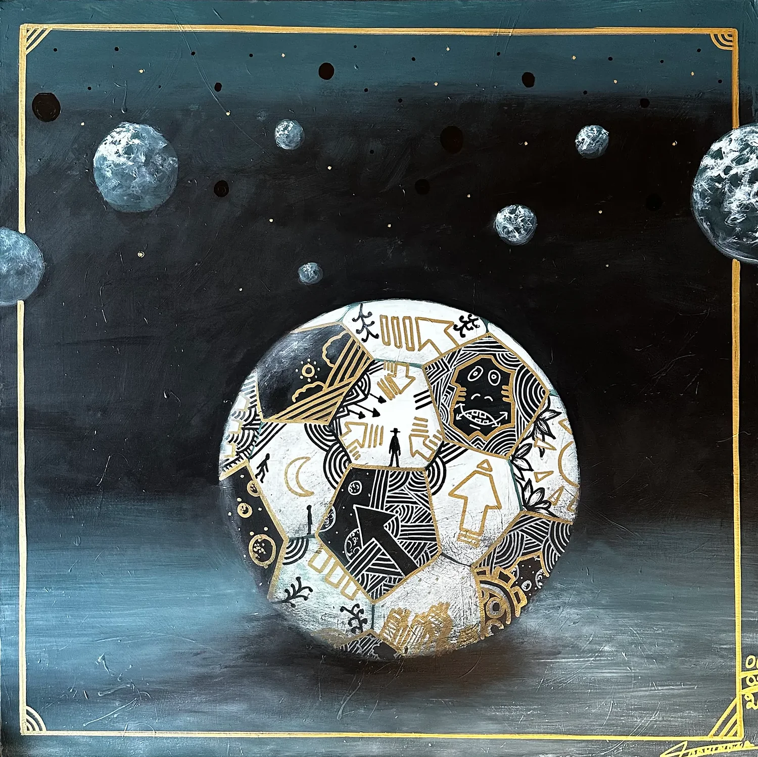 Atlanta art scene embraces Congolese artist Raphael Bahindwa's FIFA World Cup series