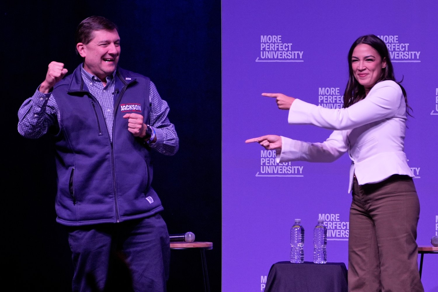 Maine Students Turn Out for Troy Jackson and AOC