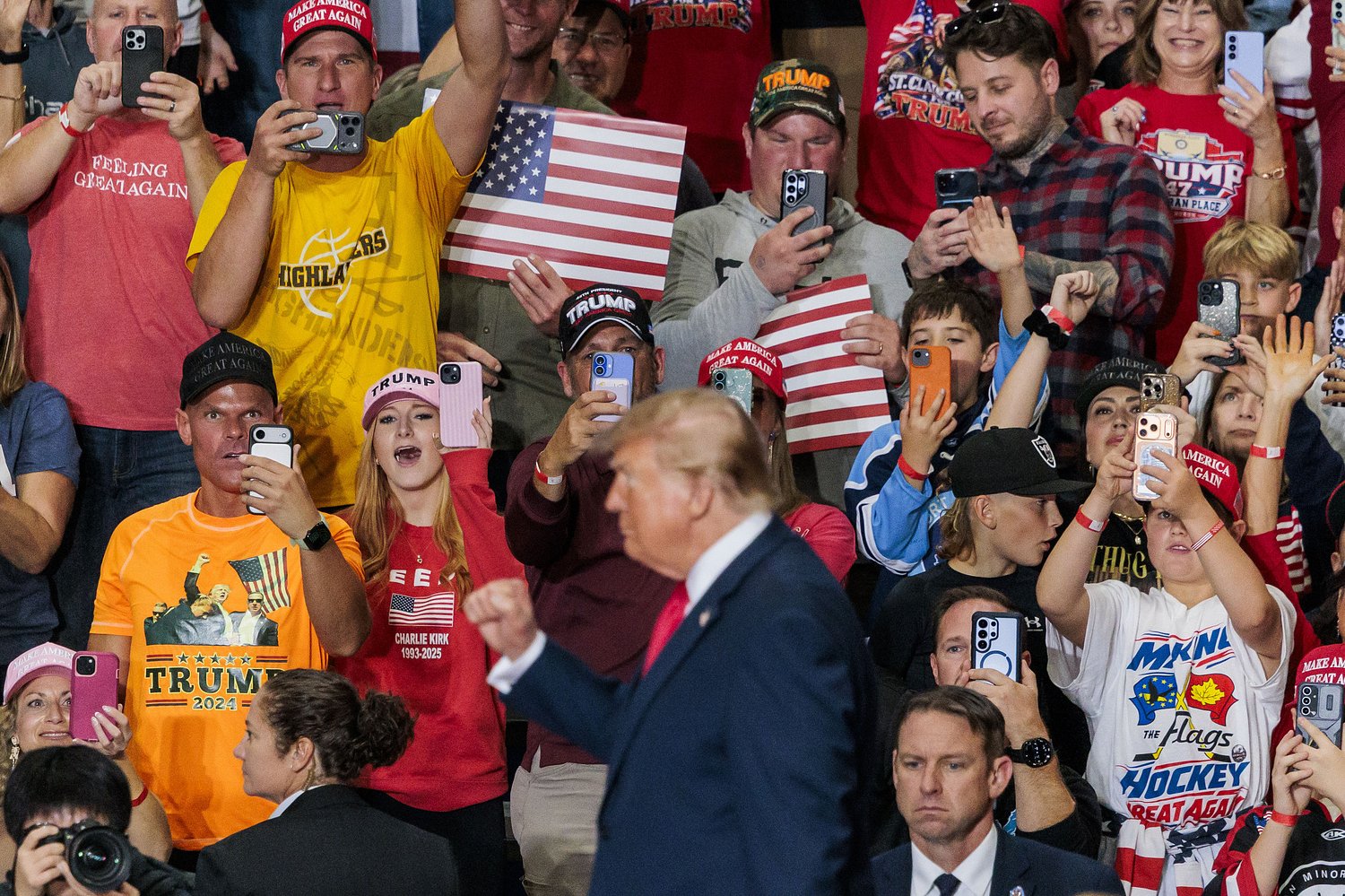 $5,000 checks, political attacks and winding remarks: Takeaways from Trump’s Michigan rally
