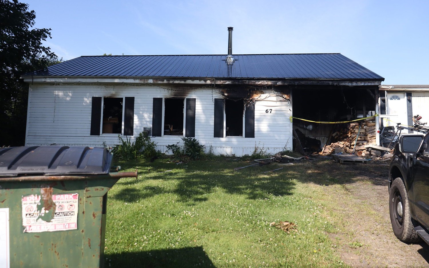 Kitchen fire burns Aroostook home