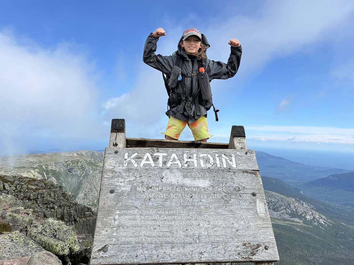 This 10-year-old just completed the Appalachian Trail