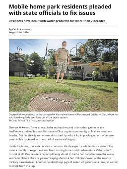 Mobile home park residents pleaded with state officials to fix issues