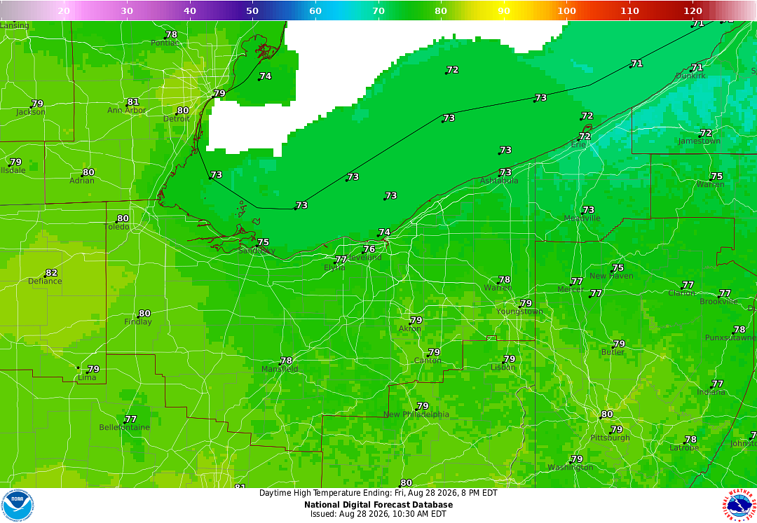 Pleasant start to the weekend gives way to heat and humidity Sunday