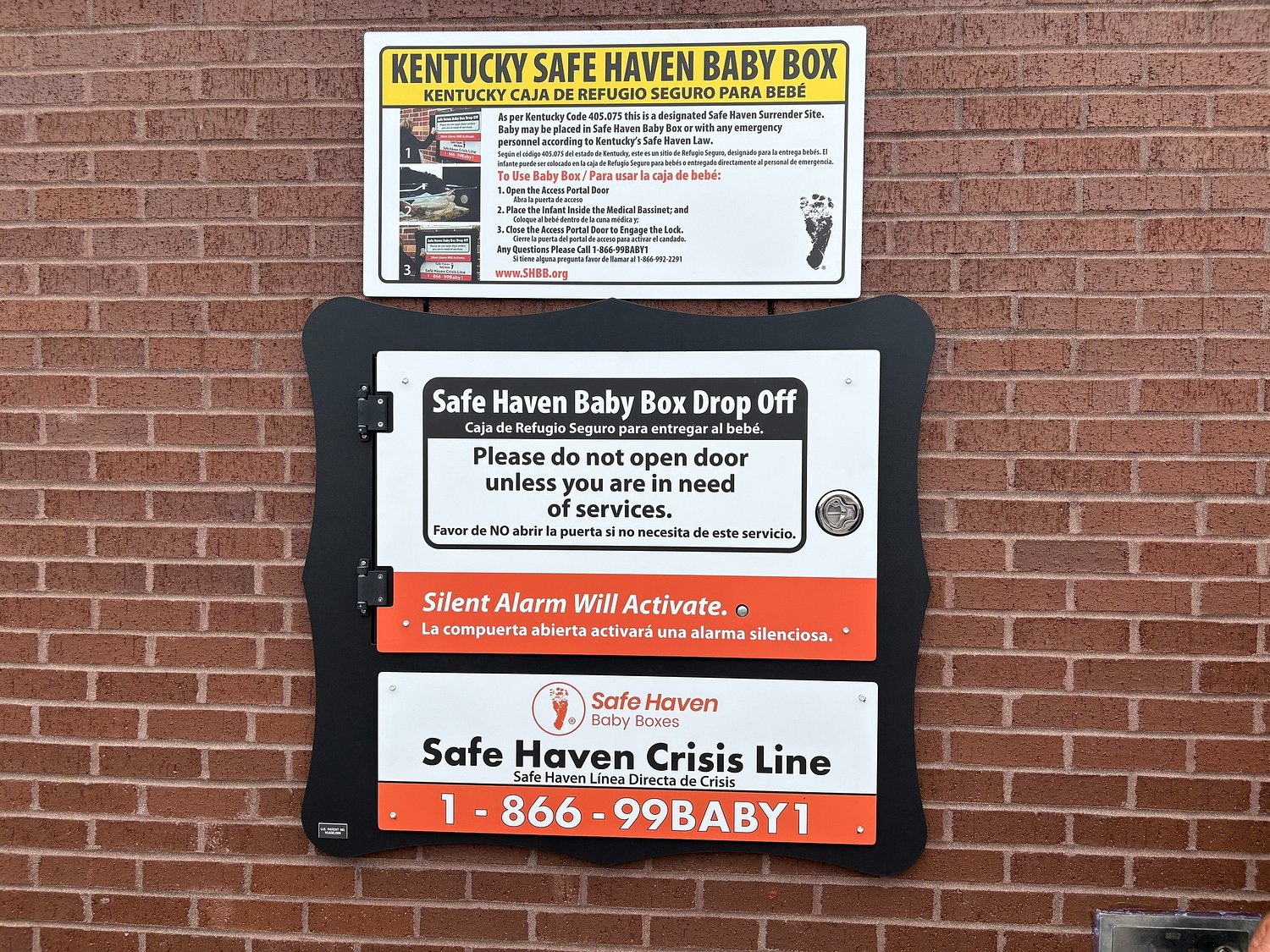 New Safe Haven Baby Box placed at Central Campbell Fire District
