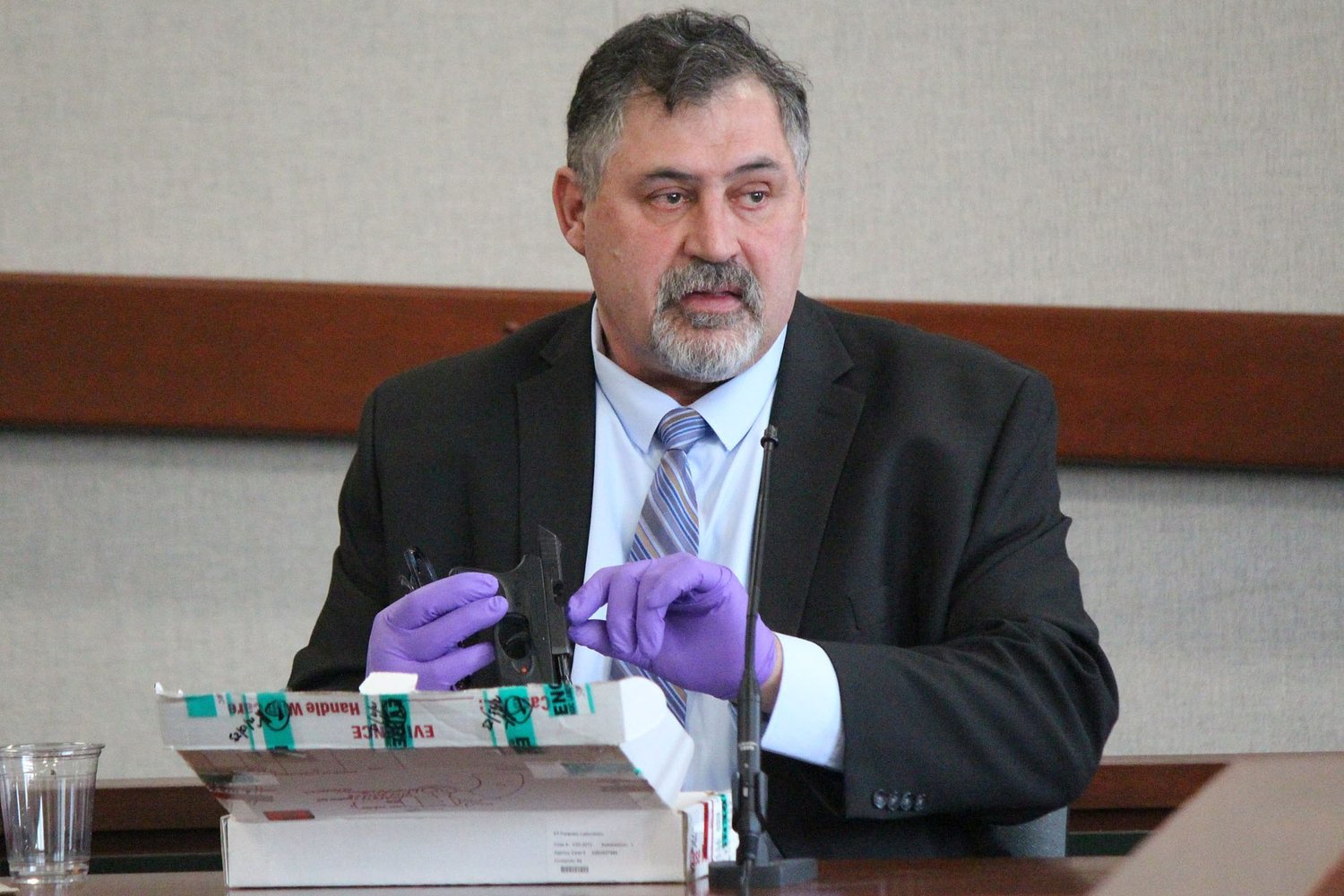 Prosecutors present gun, cellphone evidence they say links Burlington man to shooting of three Palestinian students