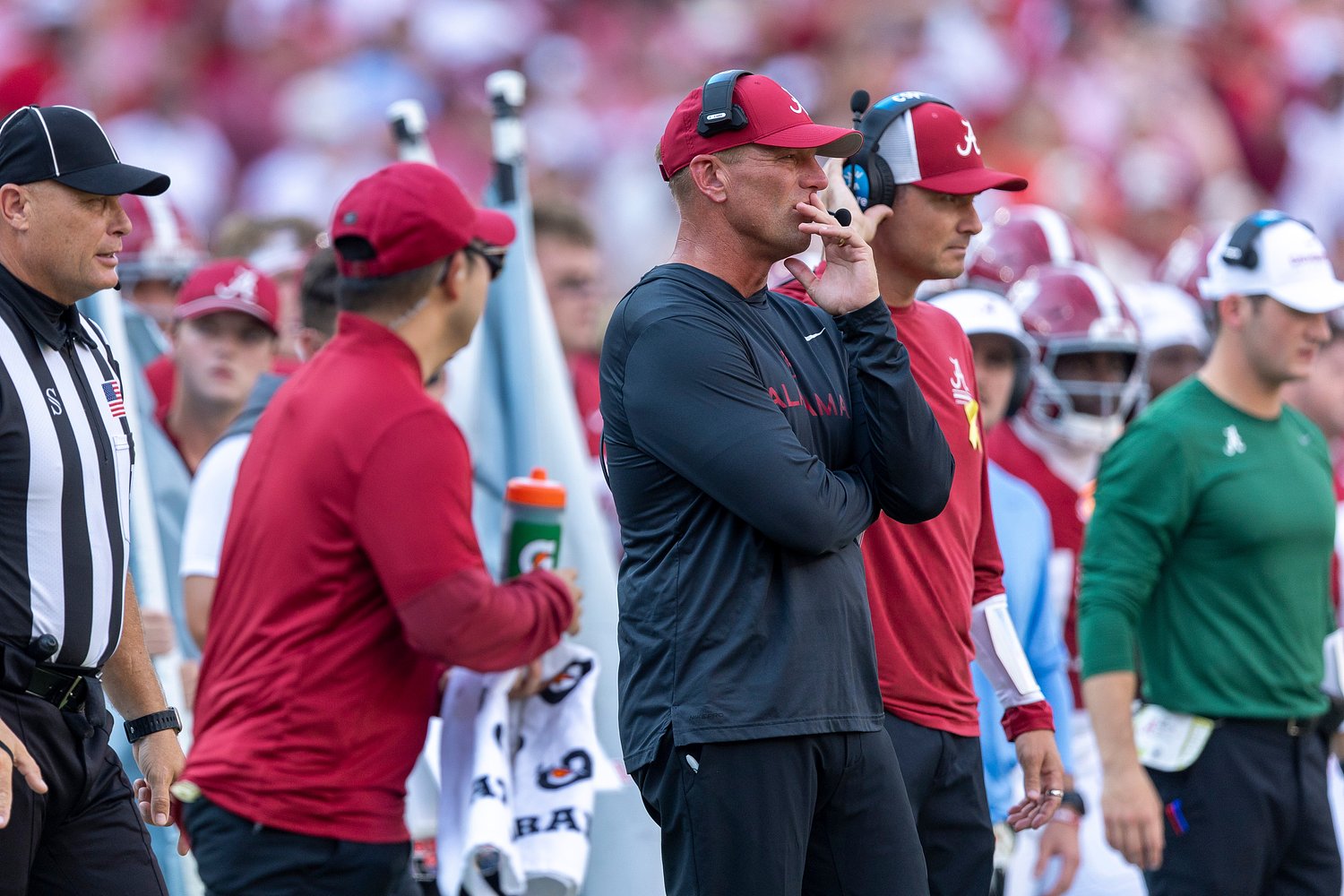 Kalen DeBoer, Alabama coaches talk injuries, pass defense problems, South Carolina