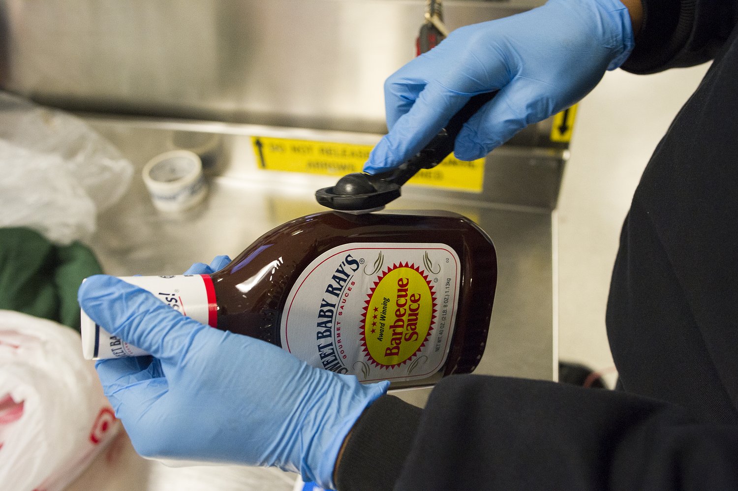 TSA opened this condiment in checked luggage, and what they found was a major security risk