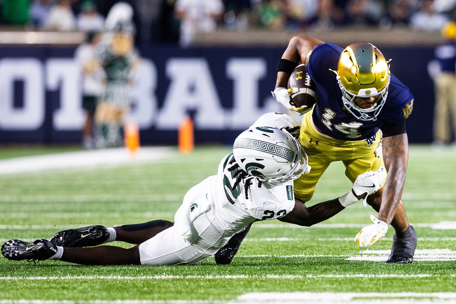 Michigan State missing 2 defensive starters vs. Nebraska