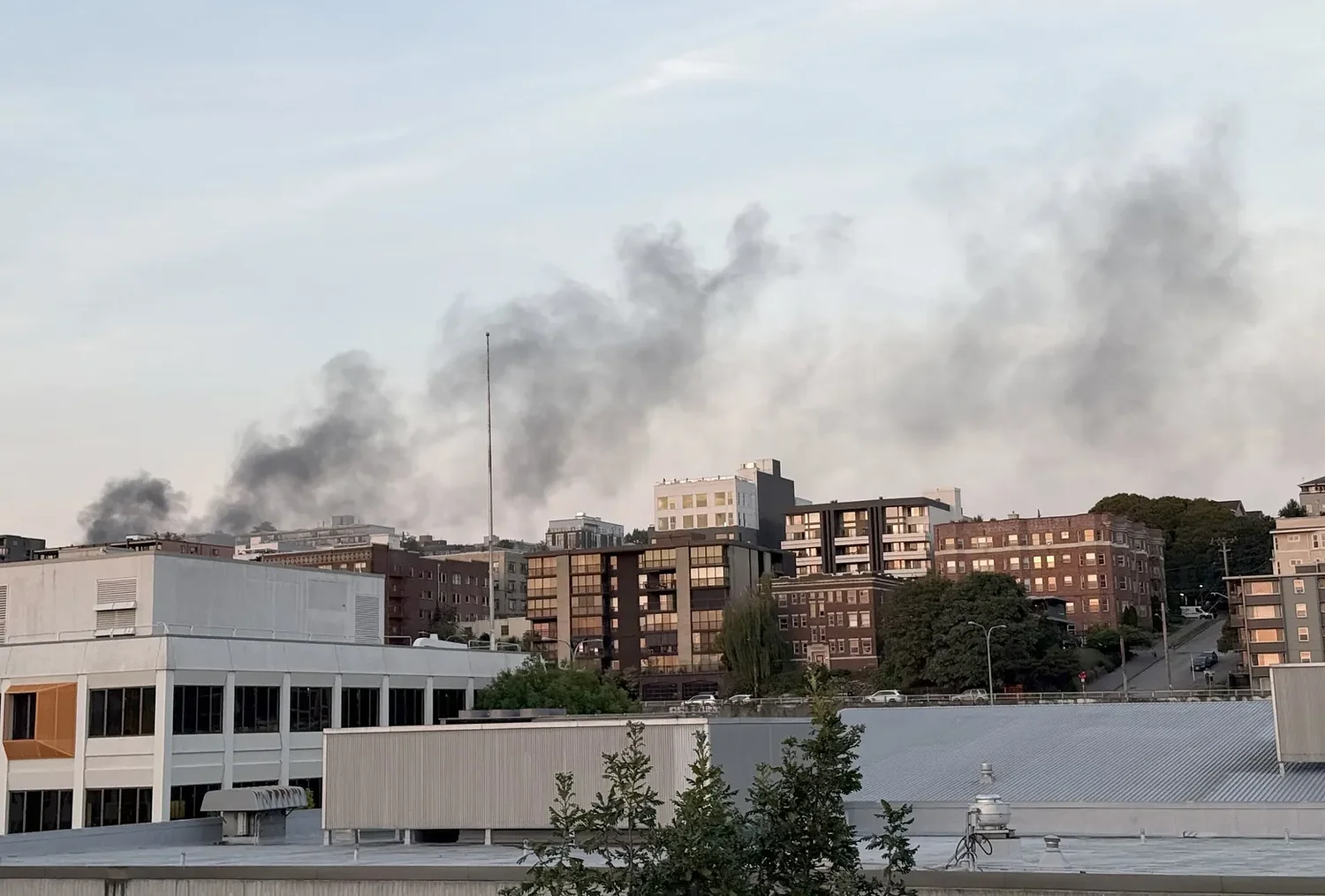 Fire damages home in Capitol Hill neighborhood