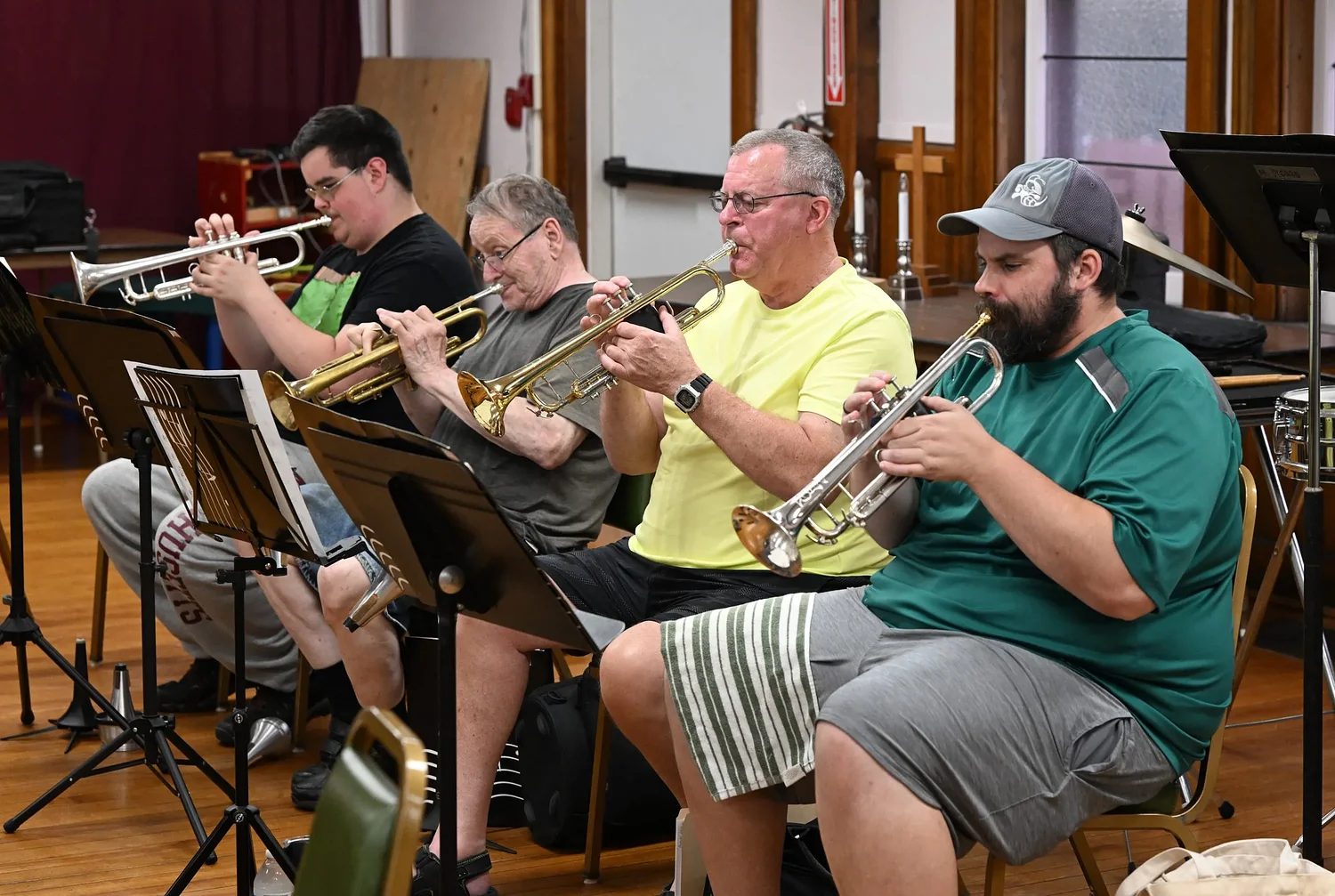 ‘Just show up. We’ll teach you’: Orange Community Band going strong after 176 years, holding season’s final concert on July 31