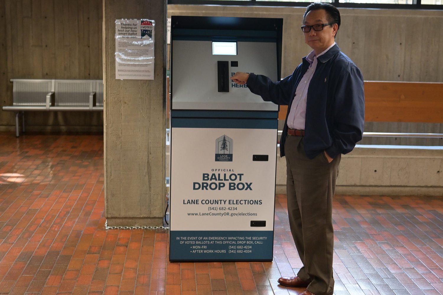 Lane County Elections officials add ballot drop box locations, including ‘smart’ box