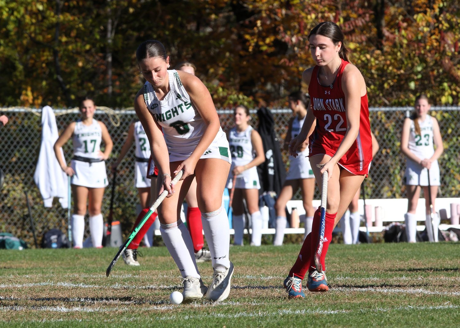 John Stark field hockey's postseason hopes end in close loss to Kingswood