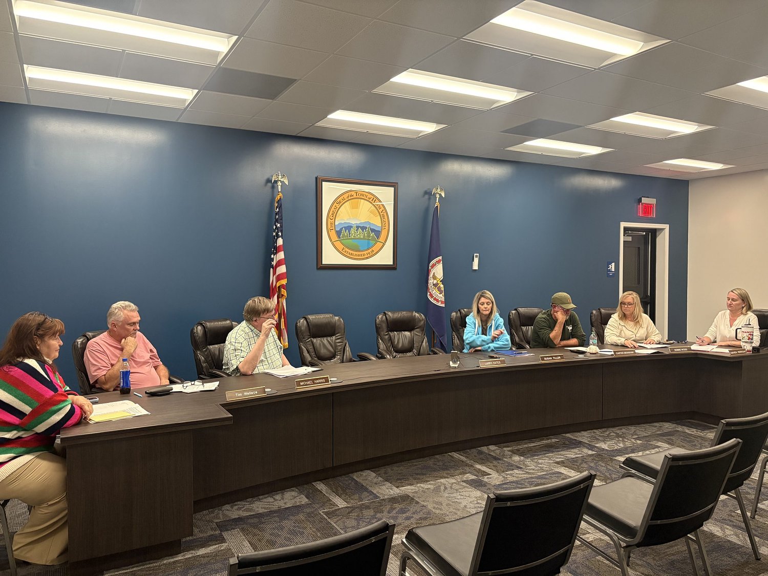 Haysi mayor’s expulsion hearing Monday night was postponed until after his next court appearance on fraud and embezzlement charges