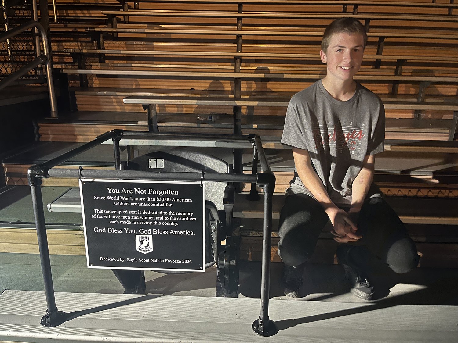 Brush High sophomore’s Eagle Scout project honors American soldiers lost at war