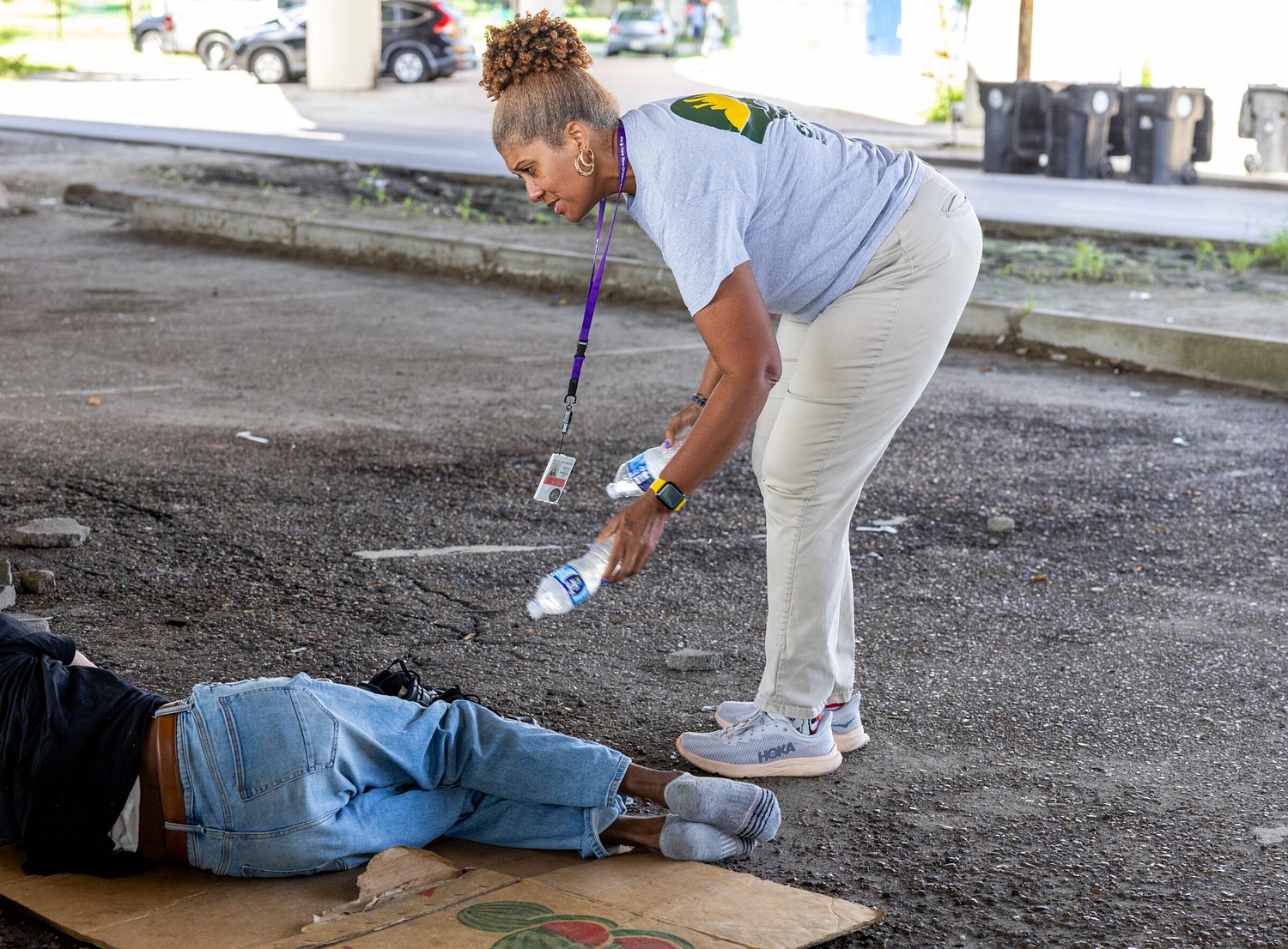 Homeless New Orleanians swelter amid scorching heat wave