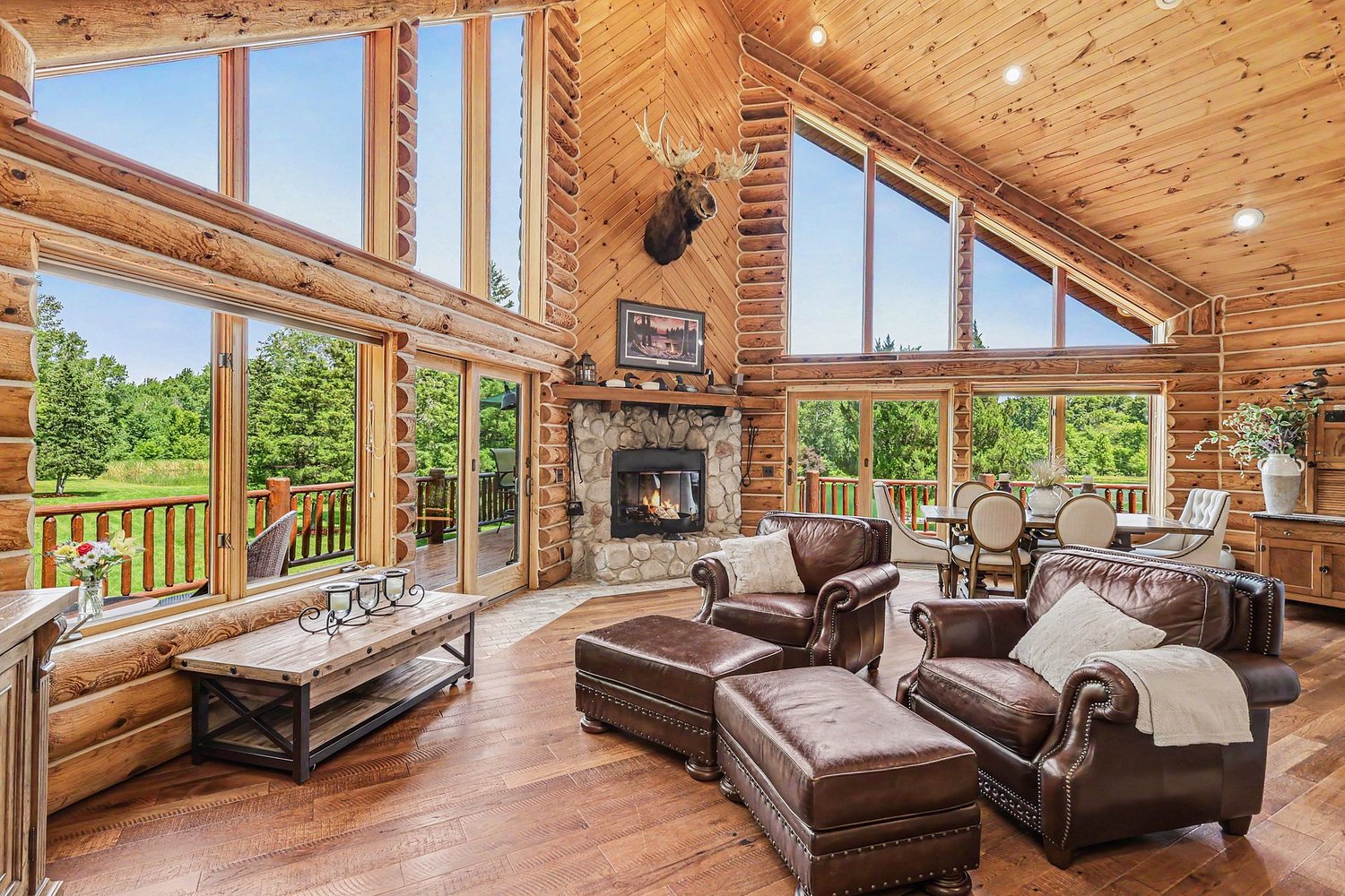 94-acre Michigan log home estate hits market for $3.5M: ‘It’s a destination’