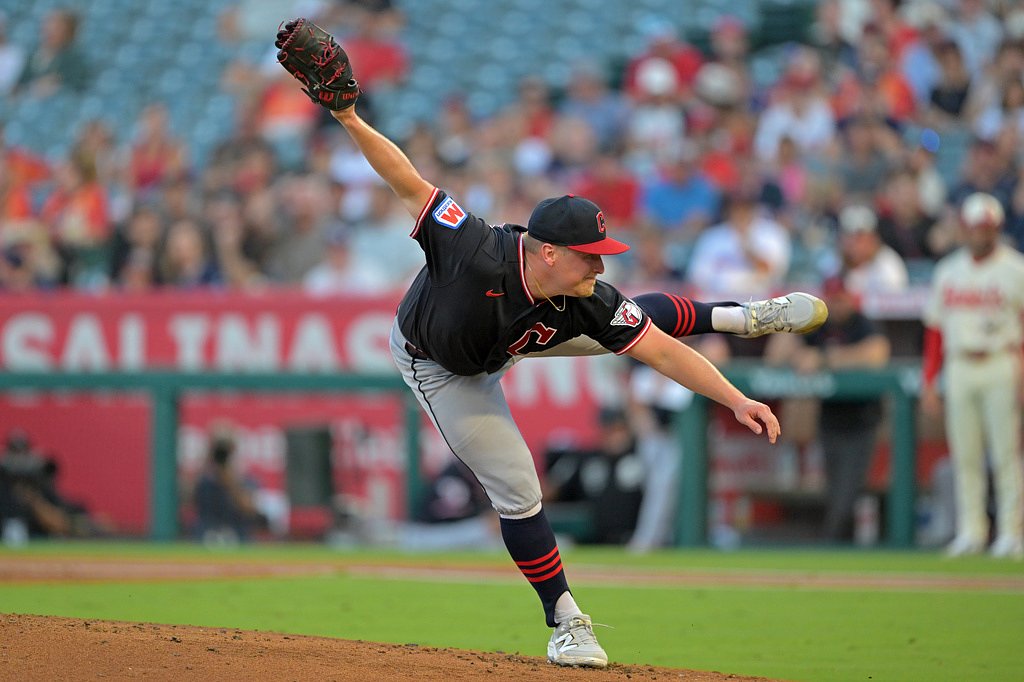 Guardians reach .500 behind Messick’s arm, Hedges’ bat in 4-2 win over Angels