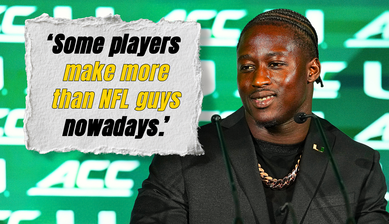 He’s in his 8th season of college football. He makes about $1M a year. Welcome to NCAA’s new normal.