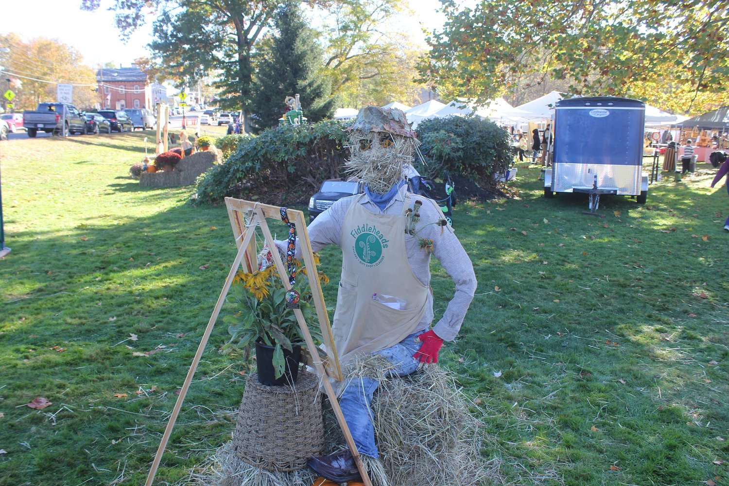 Outstanding in their field: Scarecrows take over Bernardston park for 22nd annual festival