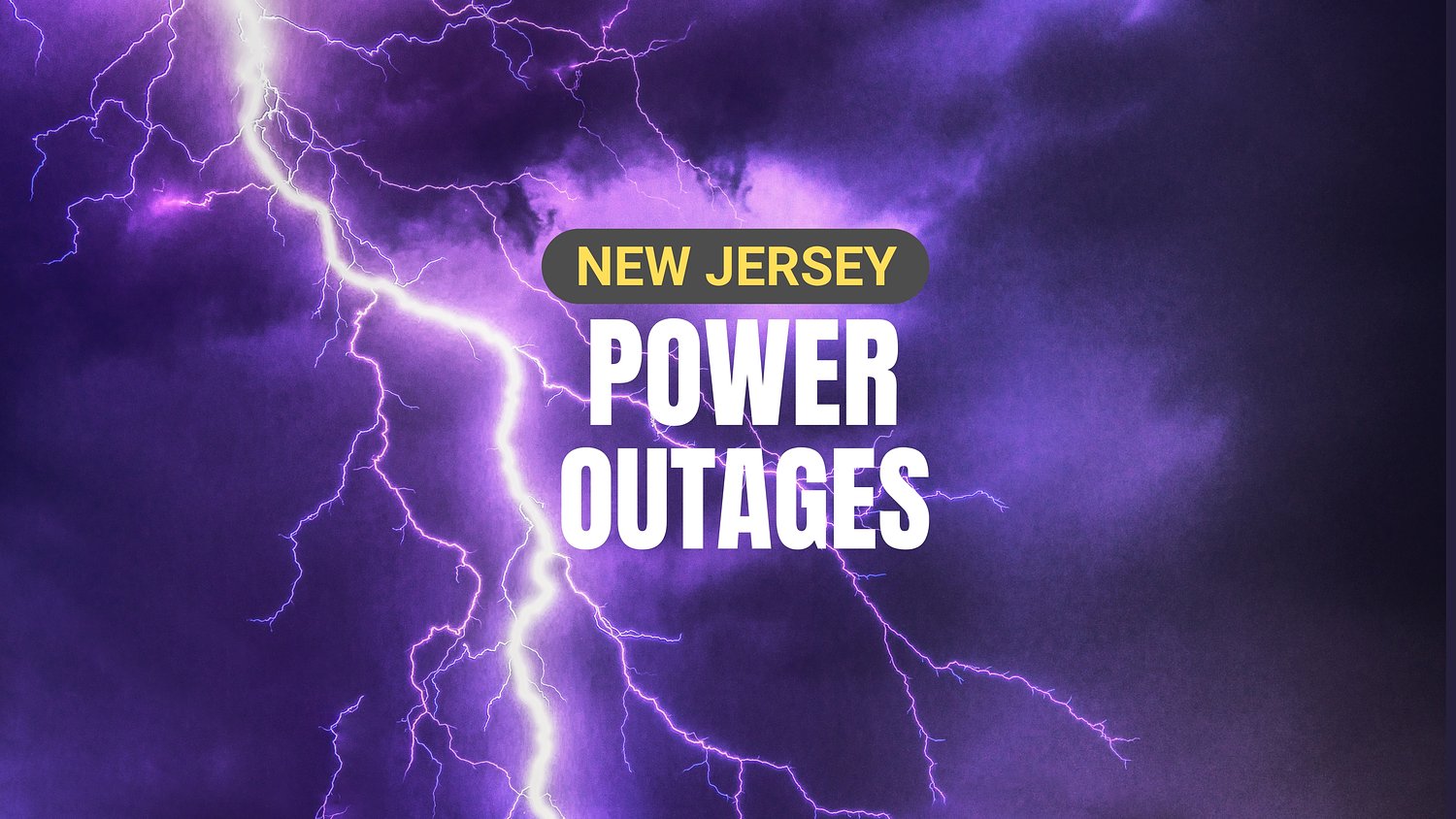 N.J. live power outage tracker: More than 65K without power with more severe thunderstorms ahead today