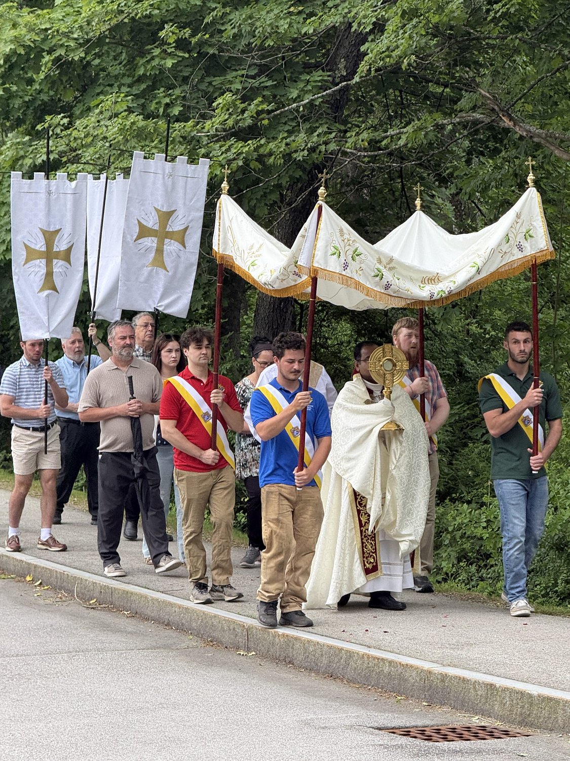 Catholic parishioners celebrate Corpus Christi in Peterborough