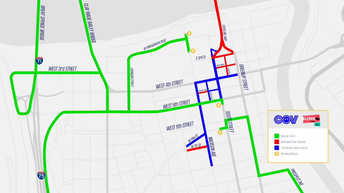 How to get into Covington for BLINK this year