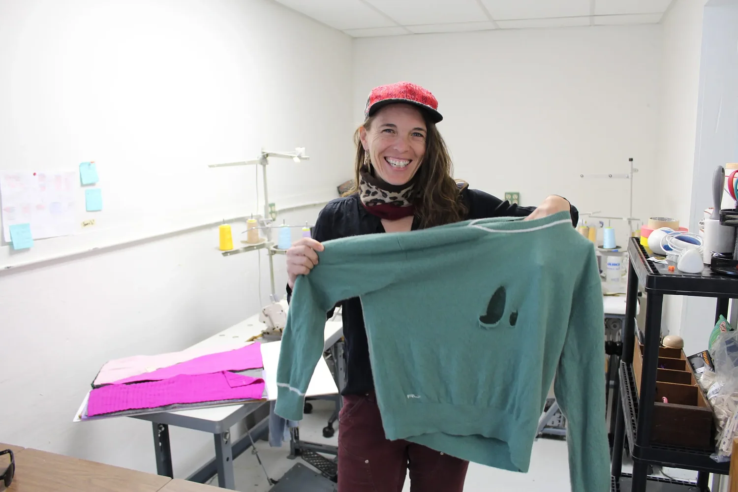 Giving old sweaters 'Anu' life: Greenfield business celebrates one year of upcycling cashmere into new winter sportswear