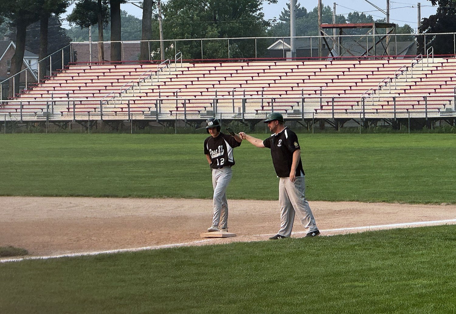 Greenfield Post 81 baseball avoids early scare, rolls past Aldenville Post 337