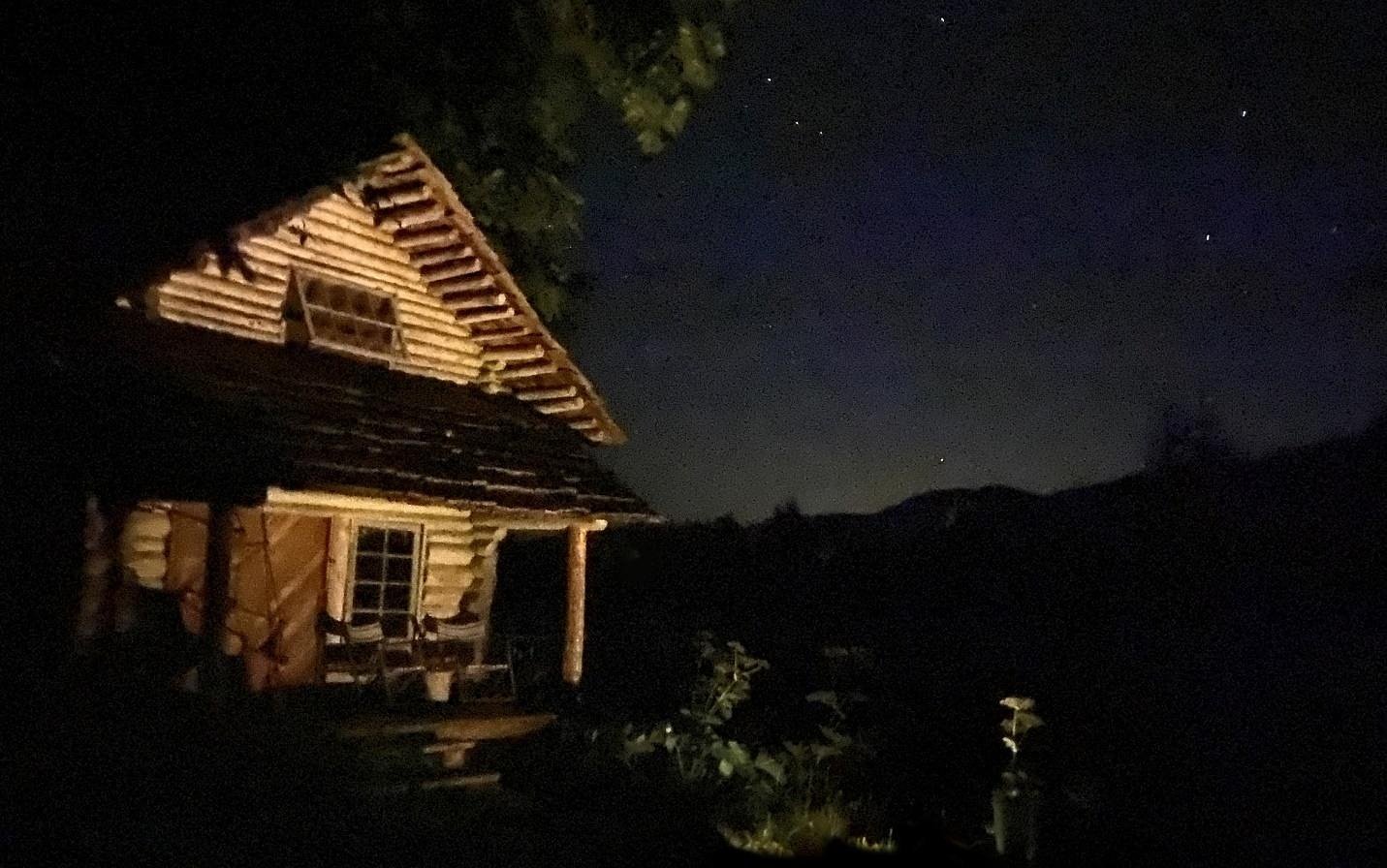 Building a log cabin requires cutting down trees. Easier said than done.