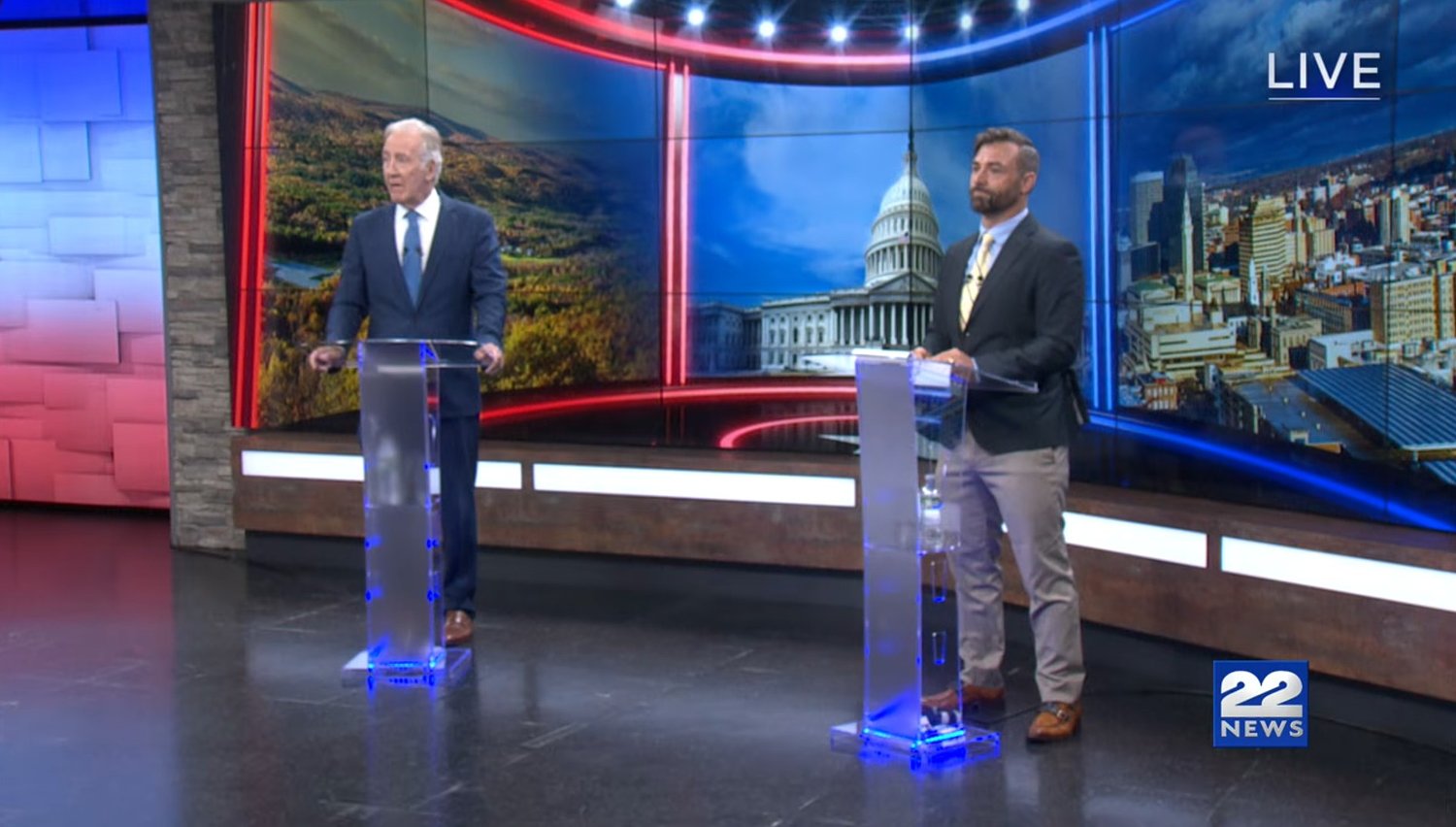 Neal, Whalen clash over healthcare, Social Security and corporate money in only primary debate