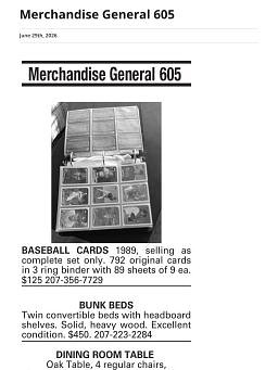Merchandise General 605