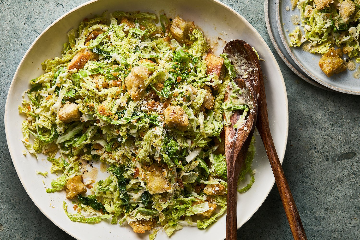 Cabbage caesar salad