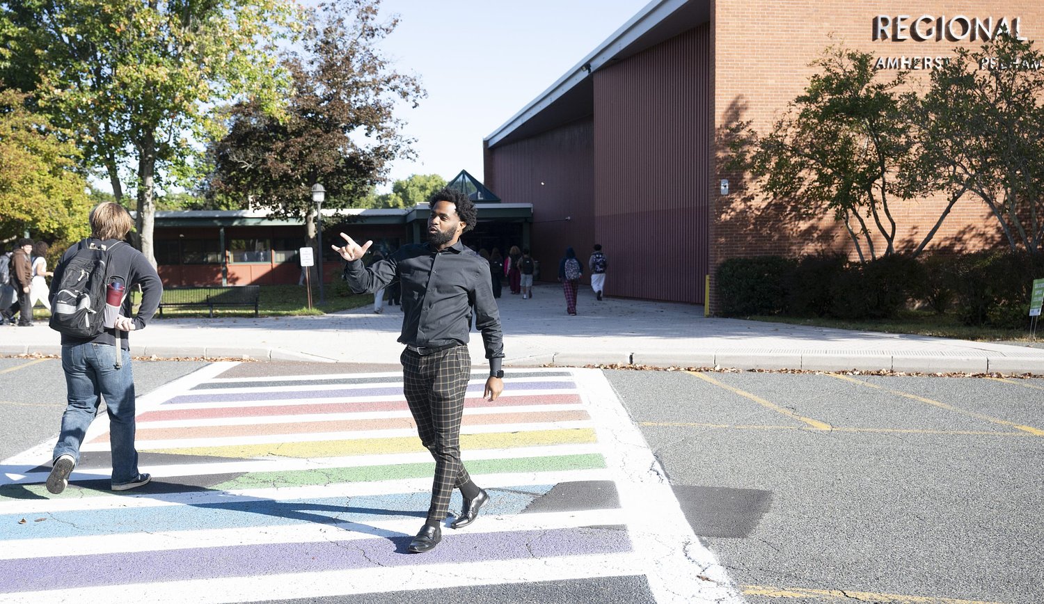 Eye of the Hurricane: New principal takes the lead at Amherst Regional