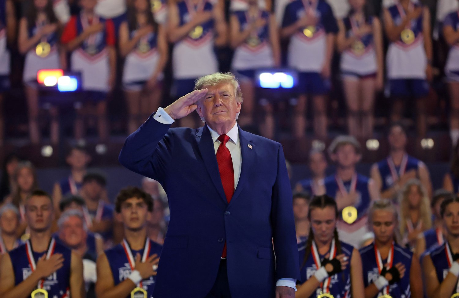 Trump brings presidential spotlight to Northeast Ohio for inaugural Patriot Games