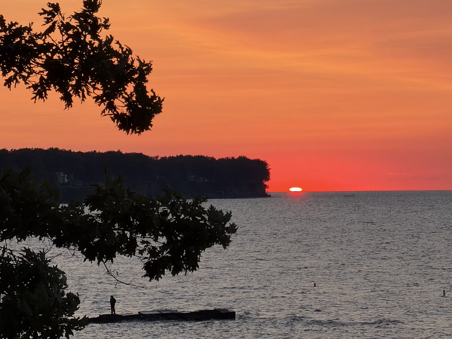 Monday’s sunset will mark a late-summer milestone in Cleveland