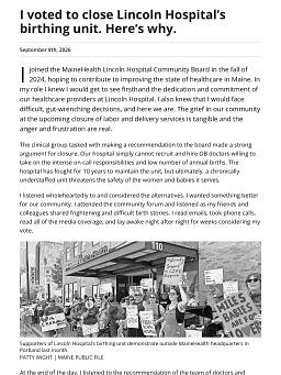 I voted to close Lincoln Hospital’s birthing unit. Here’s why.