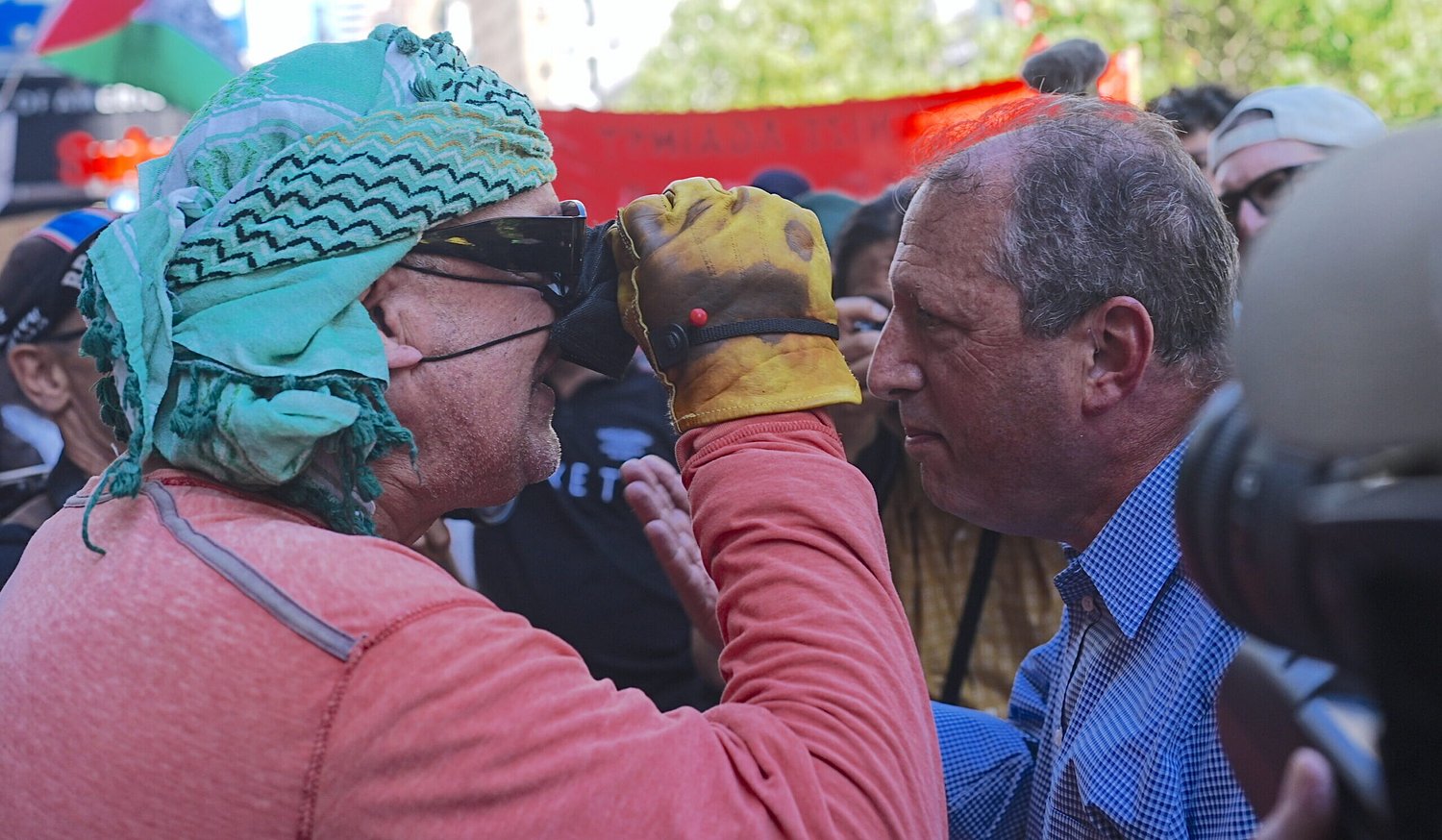 Lander ‘honored to be invited’ to rally where he got heckled as a Zionist