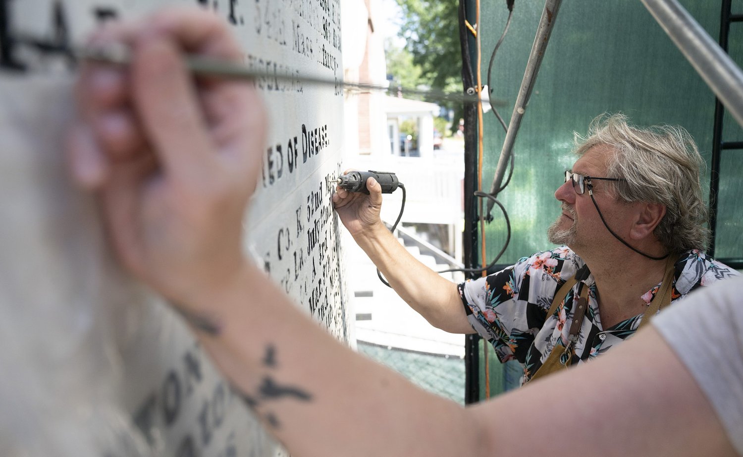 Names not forgotten: Donor restores 157-year-old Civil War memorial at Easthampton’s Old Town Hall