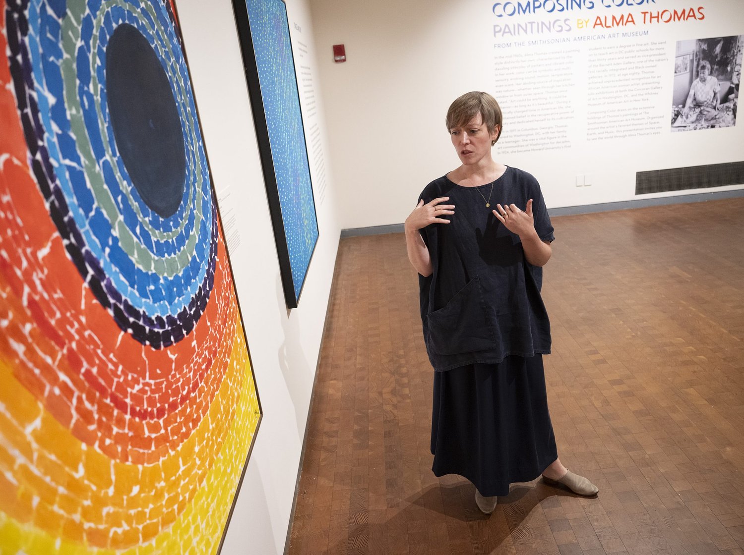 Beyond the lines: Alma Thomas’ vibrant ‘stripes’ take center stage at Smith College