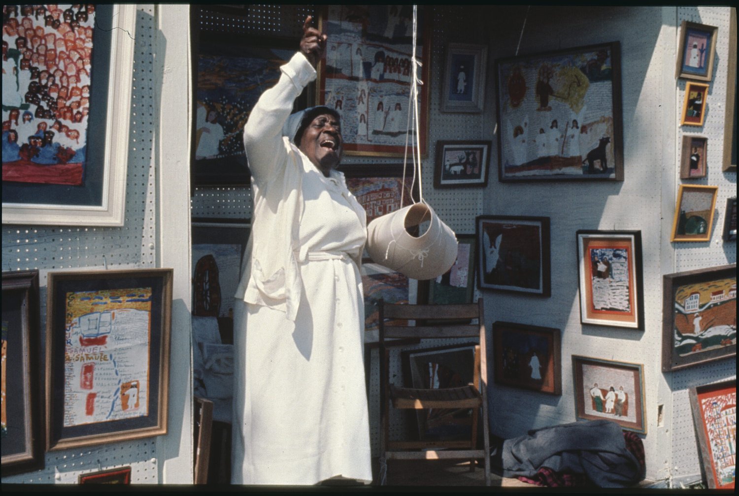 Sister Gertrude Morgan, a self-taught artist and preacher of the Gospel