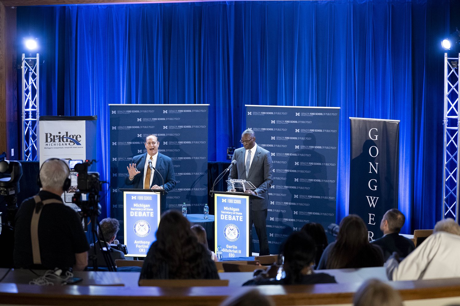 SOS candidates Gilchrist, Forlini debate competing visions for election security