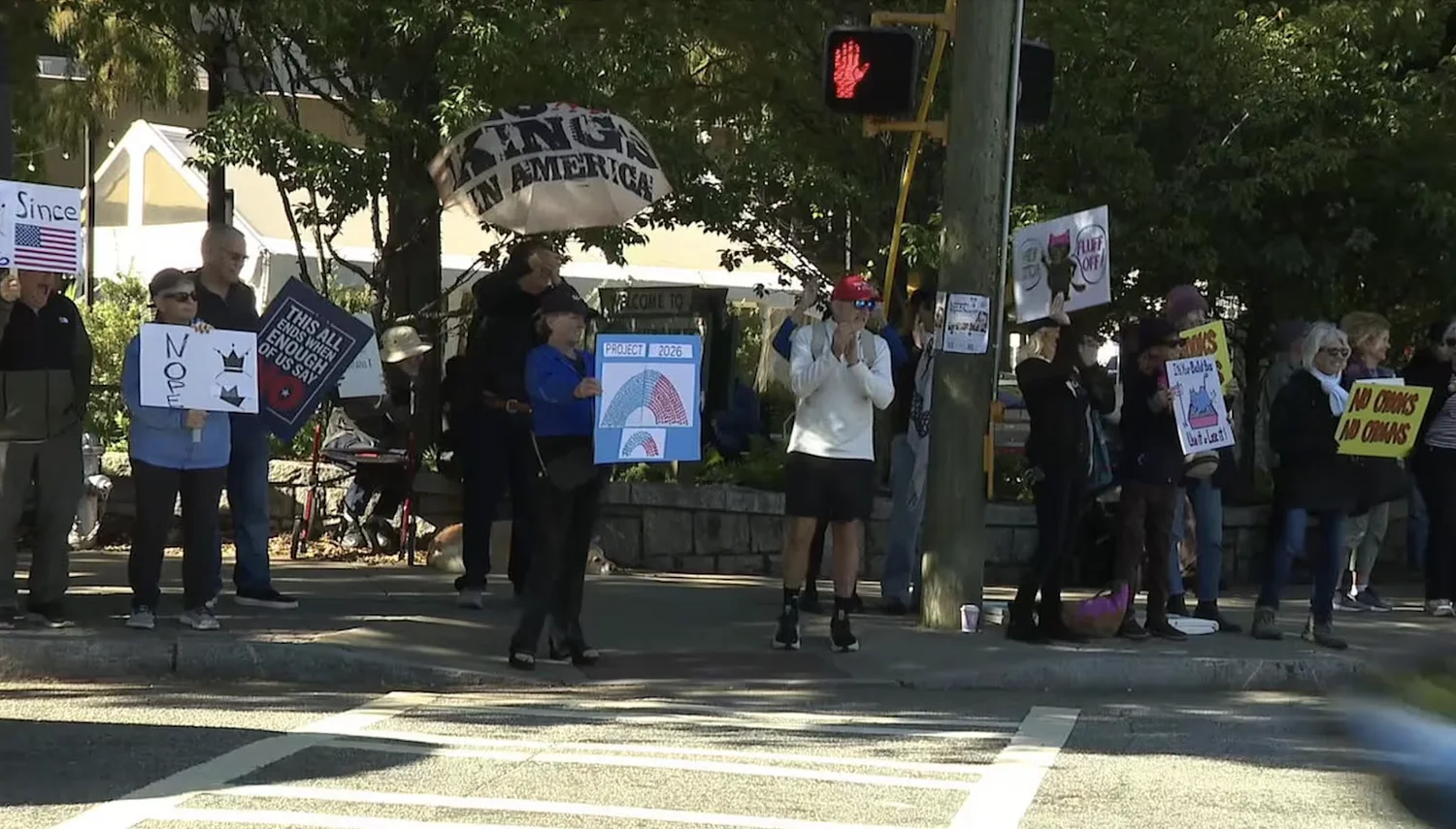 ‘Strength in numbers:’ No Kings rallies urge voters to get to polls early
