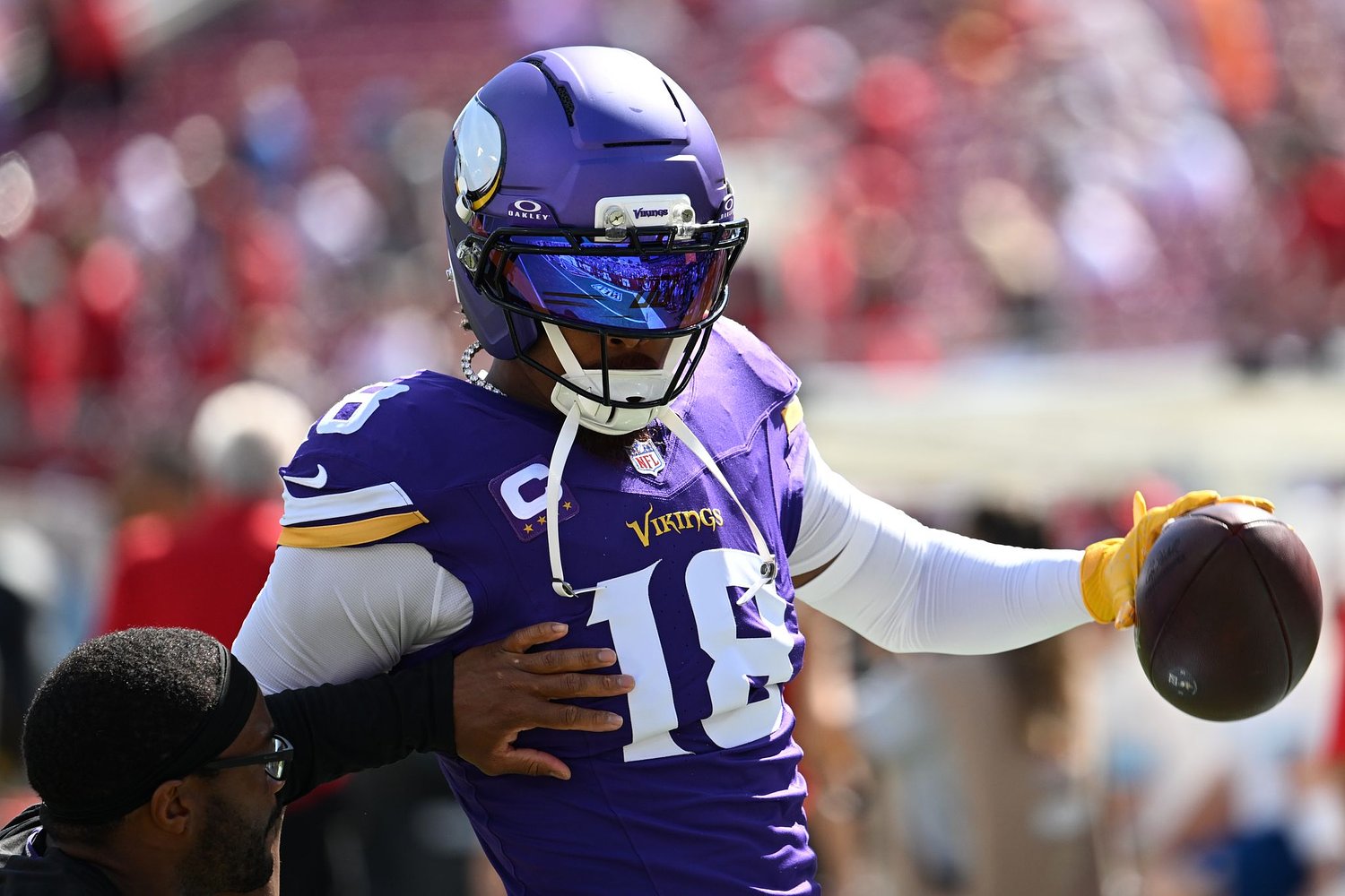 Vikings WR Justin Jefferson returns vs. Saints team bolstered by returning defensive players