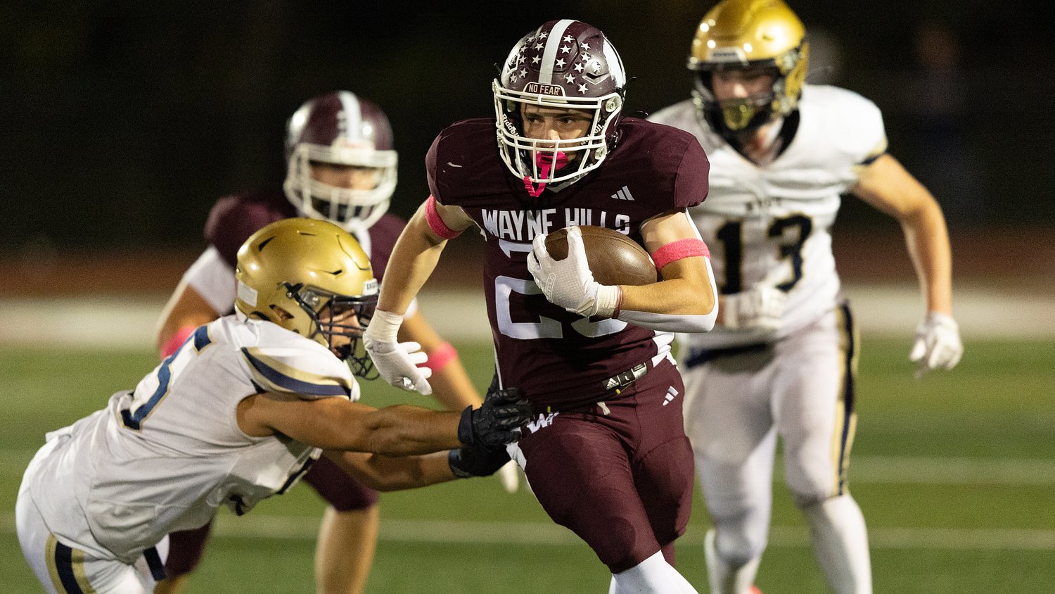 Dynamic backfield duo makes presence felt in battle of N.J. football archrivals