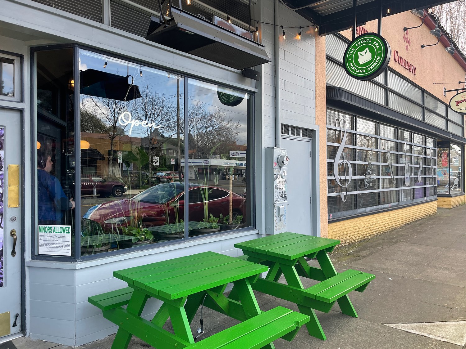 Protesters clash over trans rights at Portland’s Sports Bra bar