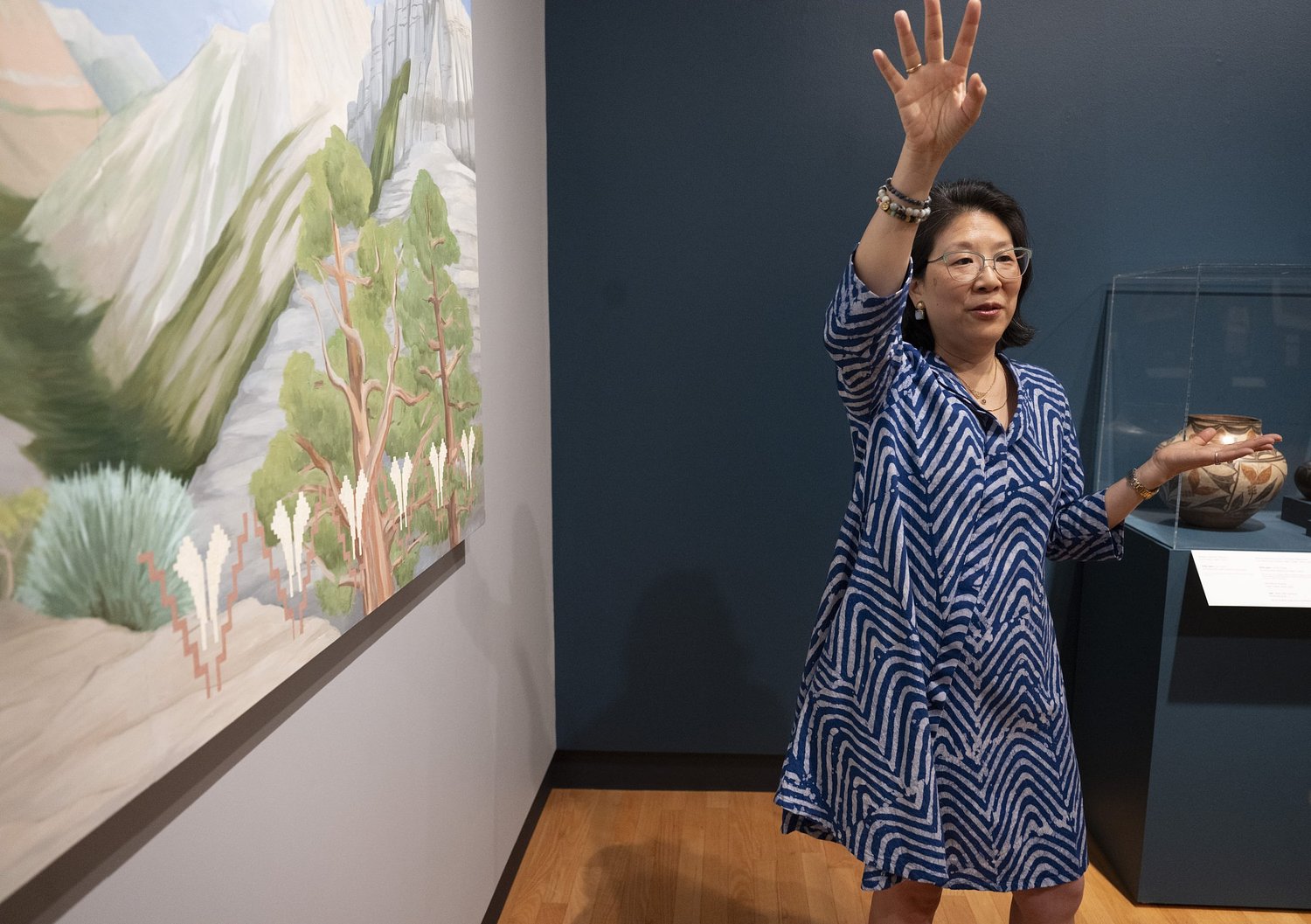 A global timeline unfolds: Mount Holyoke College Art Museum reopens after nine months