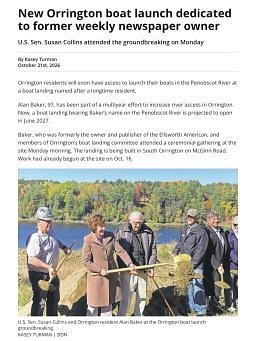 New Orrington boat launch dedicated to former weekly newspaper owner