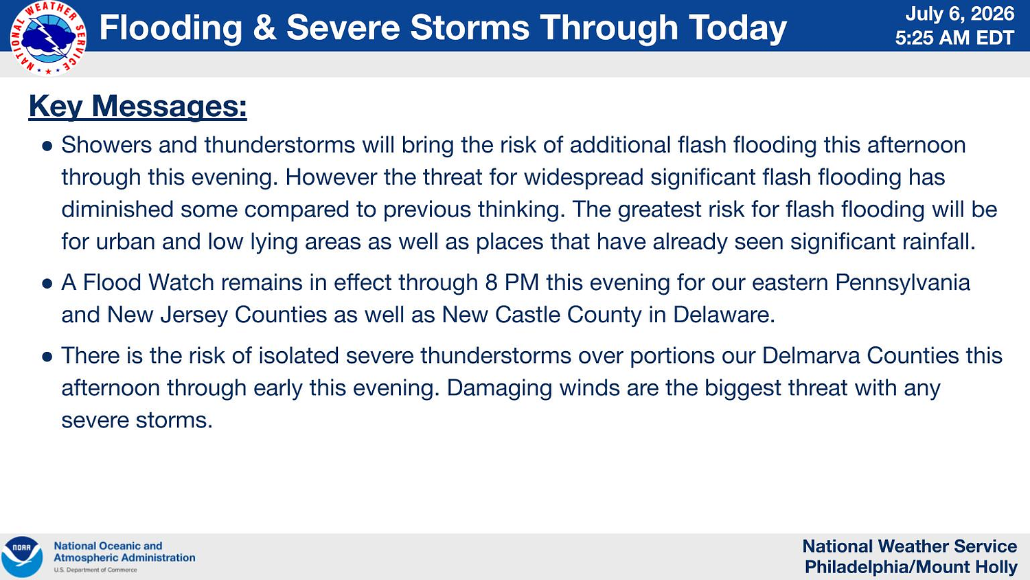 Flood watch for Lehigh Valley: Heavy rain, flash flooding possible through Monday